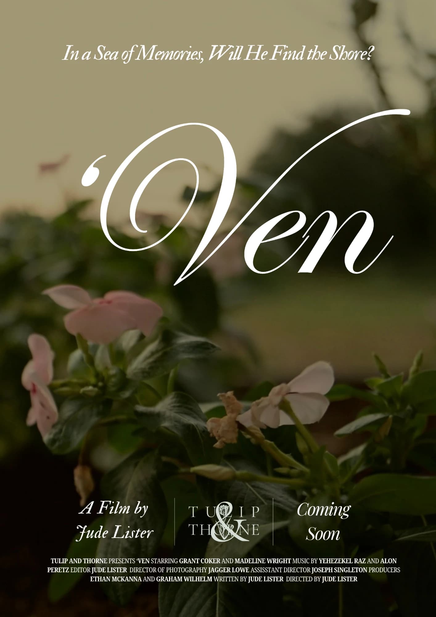 Official poster for ‘Ven — In a Sea of Memories, Will He Find the Shore?